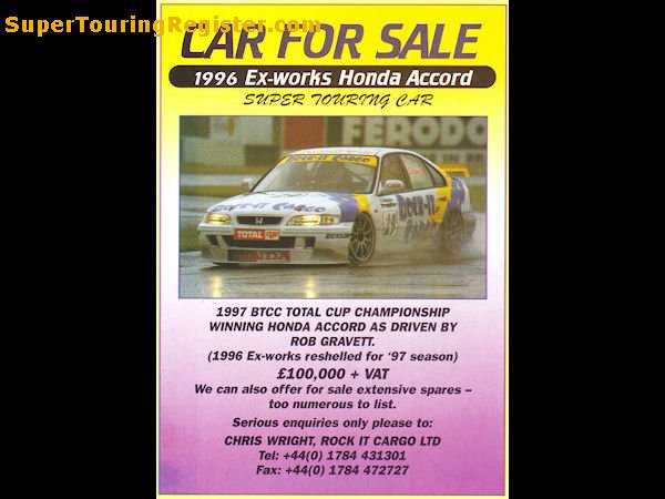 Touring Car Worldwide magazine, Nov 1997